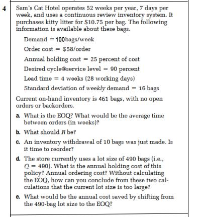 SOLVE ONLY 5 (a,b, &c). Show ALL work. No handwriting plz. 4
