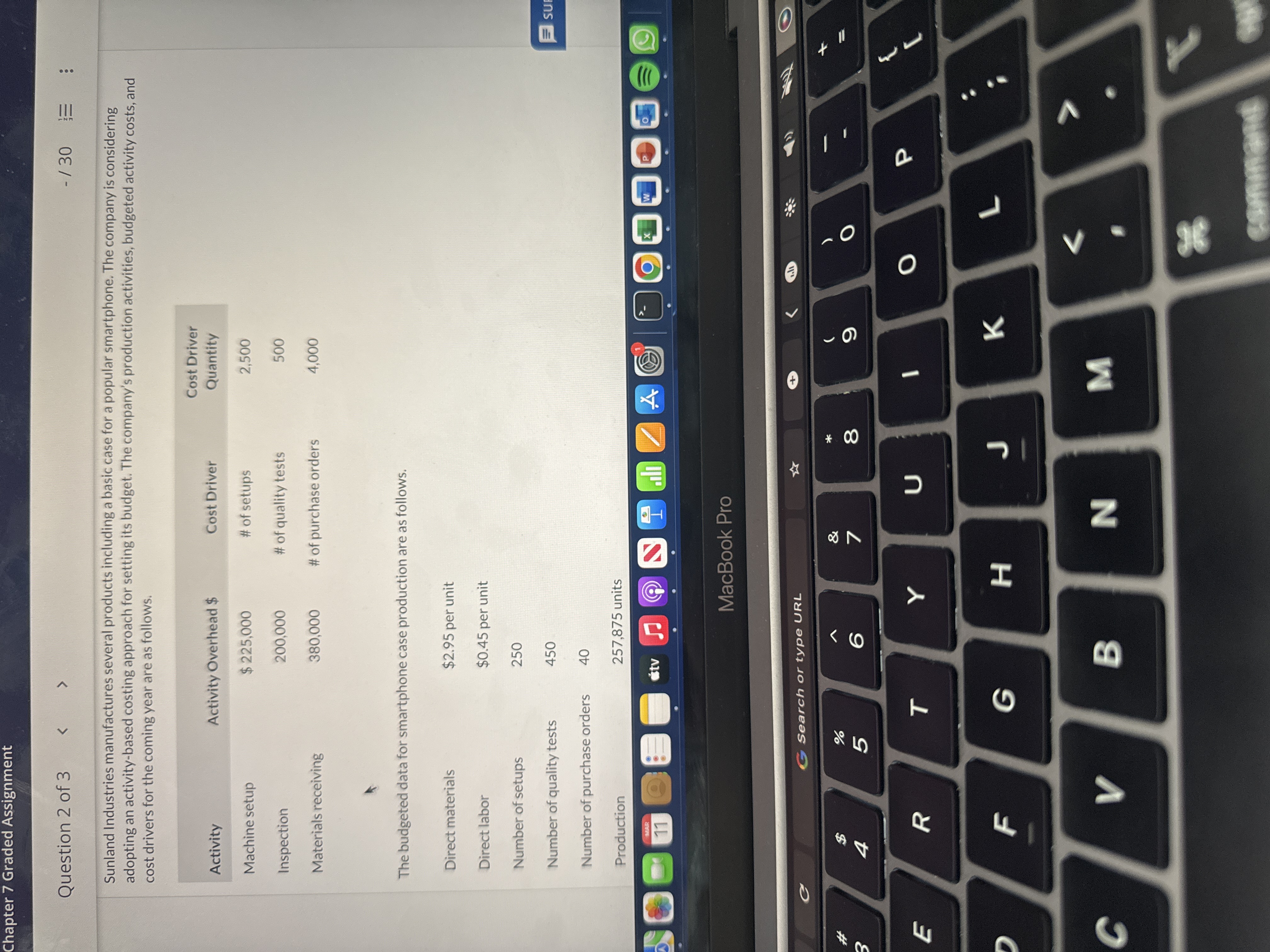  Sunland Industries manufactures several products including a basic case for a