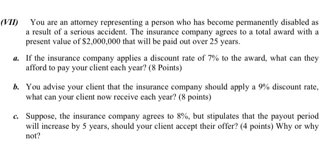  Please show your work! Please show your work! (VII) You are