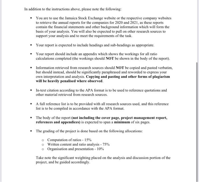 two Jamaican companies: Honey Bun Ltd and Consolidated Bakeries Ltd. More specifically,