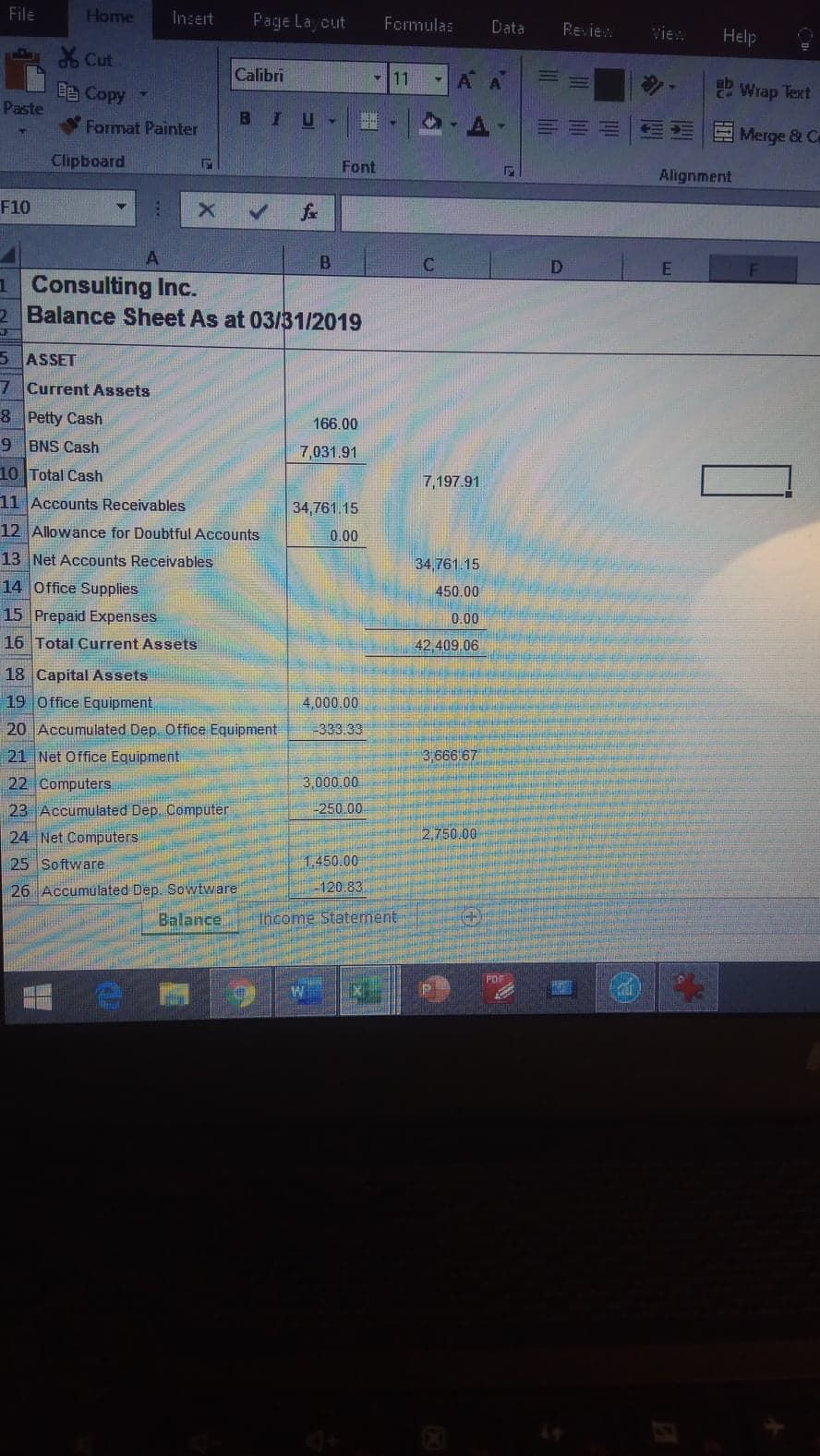 Prepare a budgeted income statement, cash flow statement and a Pro-forma