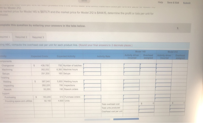 air conditioners. The company produces the mechanical systems in their components department.