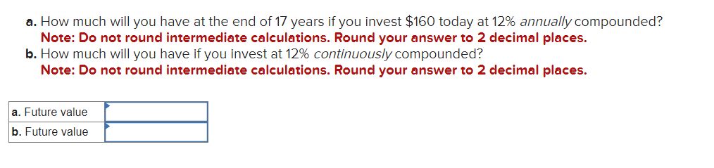  a. How much will you have at the end of 17