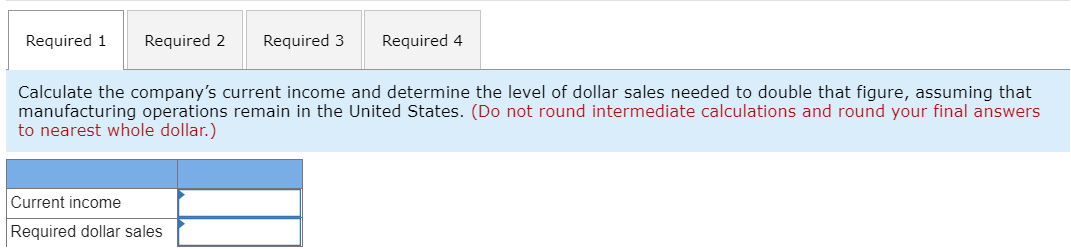 data relate to the period just ended when the company produced and