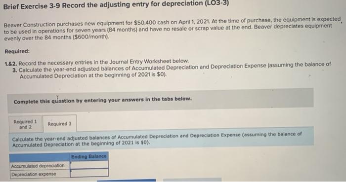 year-end adjusted balances of Prepaid Insurance and Insurance Expense (assuming the balance
