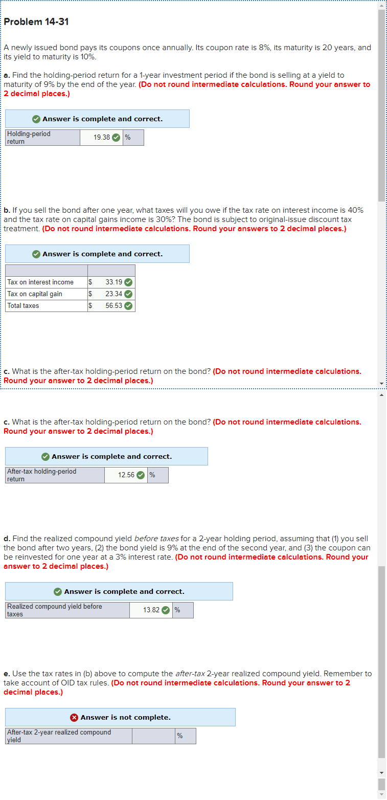 I am getting the wrong rate of return for some reason. Please