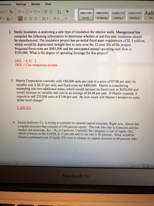  ferences Mailings Review View ma A E AEEE L I Albedre