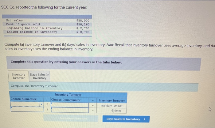 solve 2 required SCC Co. reported the following for the current