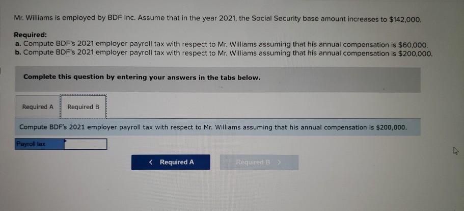 Assume that in the year 2021, the Social Security base amount increases