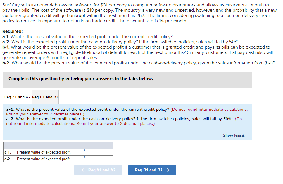 Surf City sells its network browsing software for $31 per copy