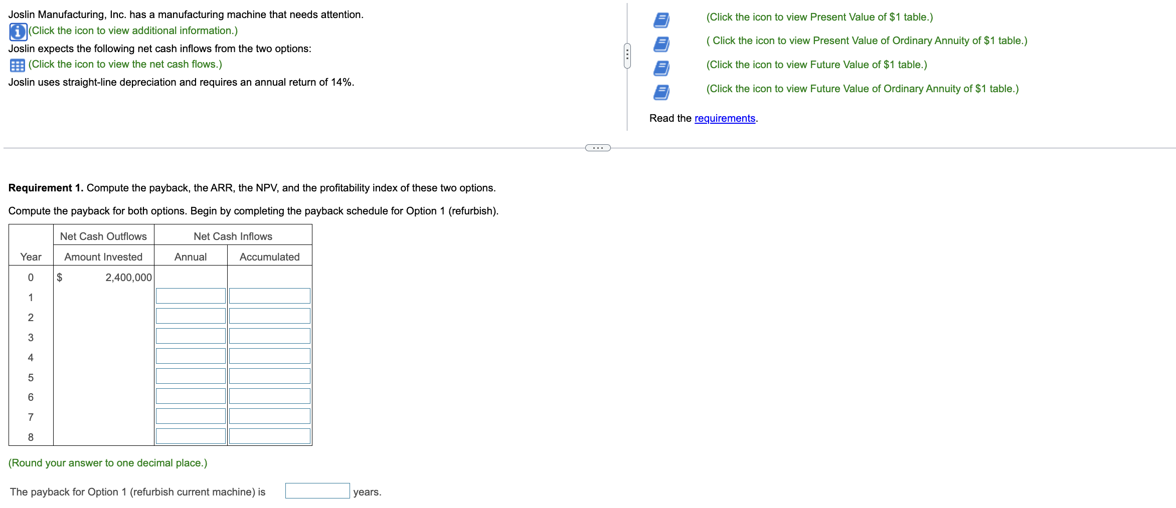 KNOW) Needed Information for the problem: Screenshot 1: Screenshot 2: Screenshot 3: