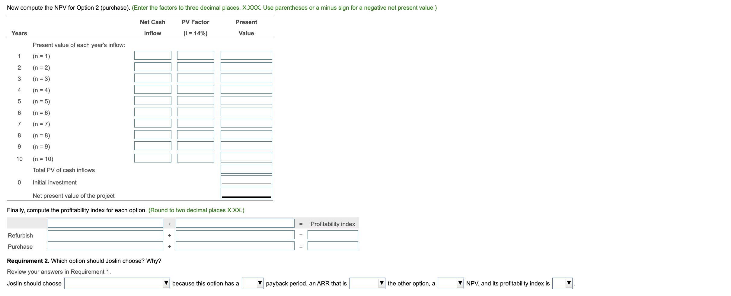 $2,400,000. If refurbished, Joslin expects the machine to last another eight years