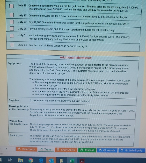 is messing up my TRIAL BALANCE. Please help!! **The supplies account is