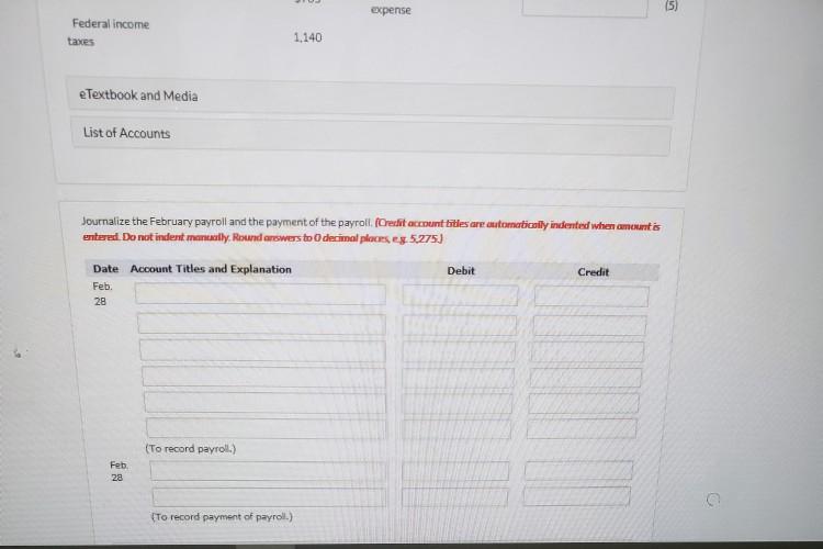 presented below. Some amounts are intentionally omitted. $(3) 100 Gross earnings: Regular