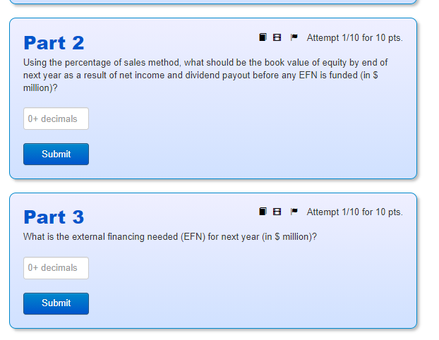 given below all numbers in S million): Assets Liabilities and Equity Cash
