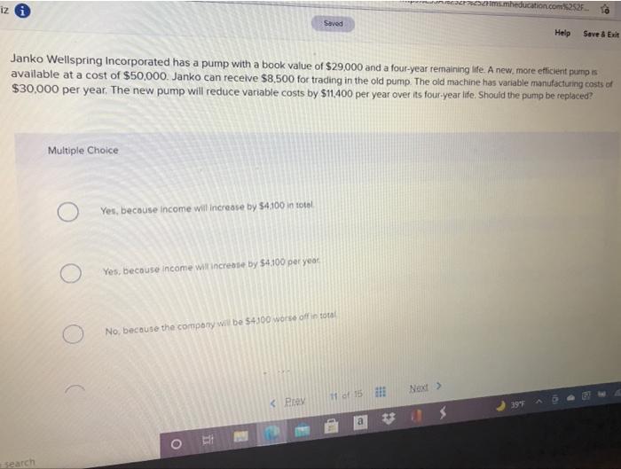  ON iz com 2526 Saved Help Save & Exit Janko Wellspring