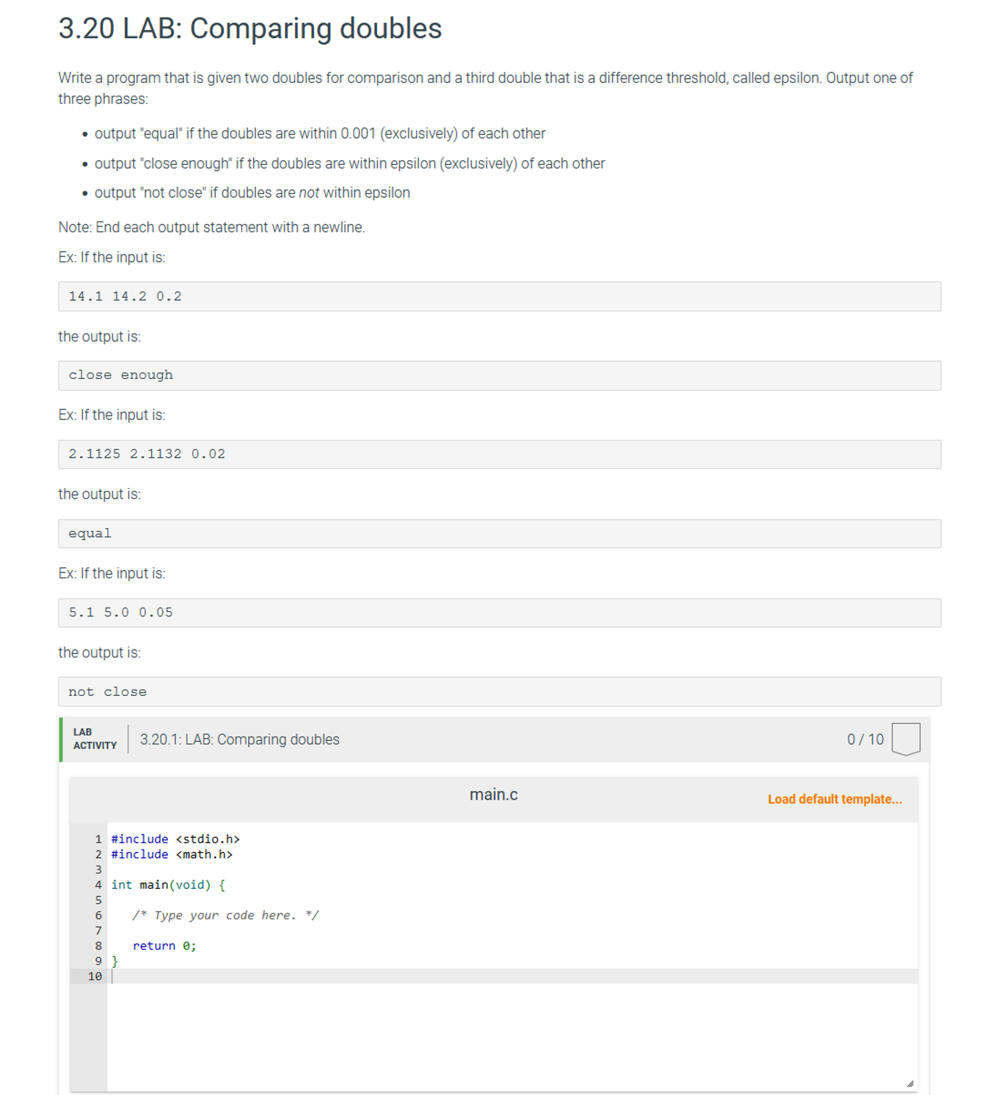  This is a program using C language. Any help would be