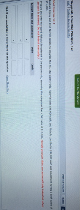  n to rd Helo I System A Brief Exercise 12-1 Barbara