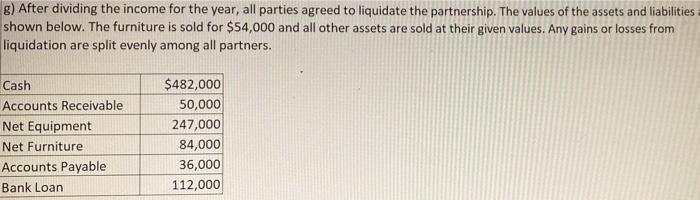 1 to determine any bonuses. Assume the existing partners will split any