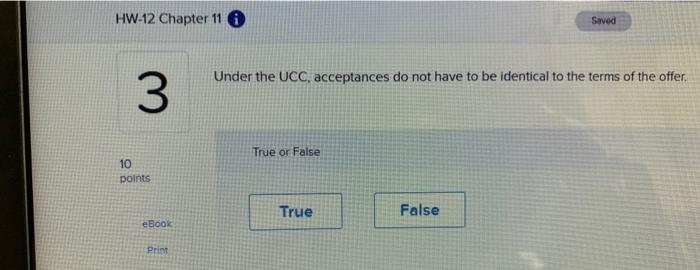 an offer by shipping the goods. True or False Under the UCC,