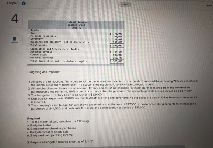  I only need req Two balance sheets. I'm getting it wrong.
