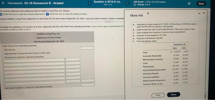  = Homework: Ch 16 Homework B - Graded Question 4, EF16-21