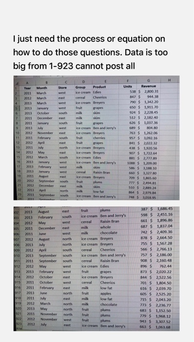equations on how to do those questions. Thanks! Questions 1-3 Biff Titan,