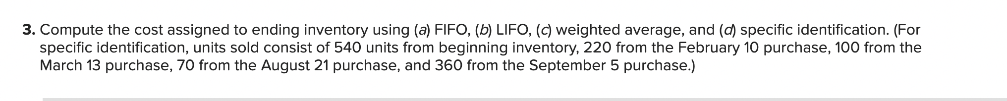 using weighted average. Note: Round your average cost per unit to 2
