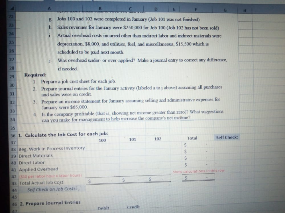 cost system As of January 1, its records showed the following inventory