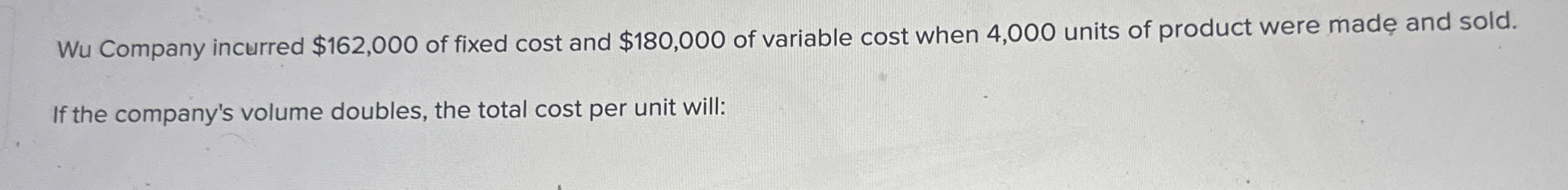  Based on the following operating data, the operating leverage is: \table[[Sales,$1,150,000