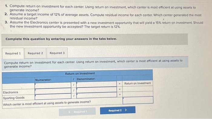 [The following information applies to the questions displayed below.] Megamart provides the