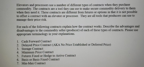  Needs help with 5,6,7. I have the top 4. Elevators and