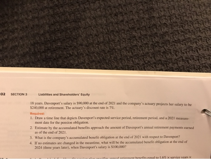 situation, designed to focus on different elements of the pension plan.) Sachs