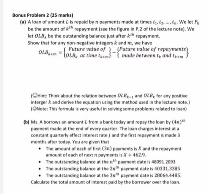  Please show works and do not abuse plz Bonus Problem 2