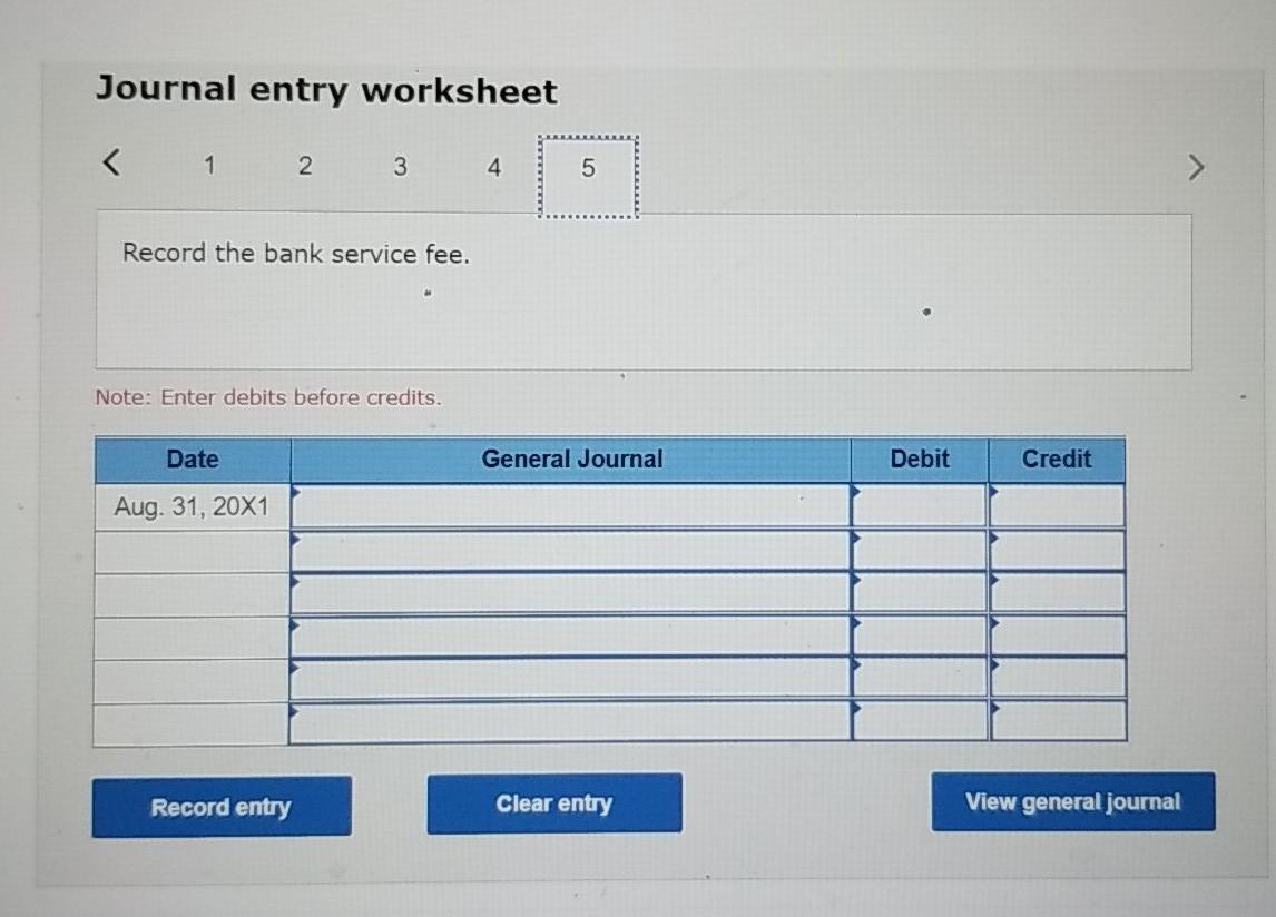 NSF check have not yet been entered in the firm's records. (The