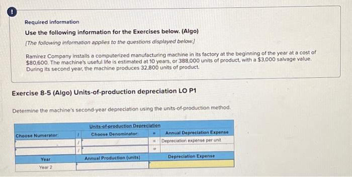 [The following information applies to the questions displayed below.] Ramirez Company installs