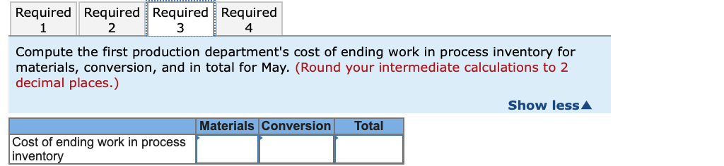 production departments. All of the material that is used in the first