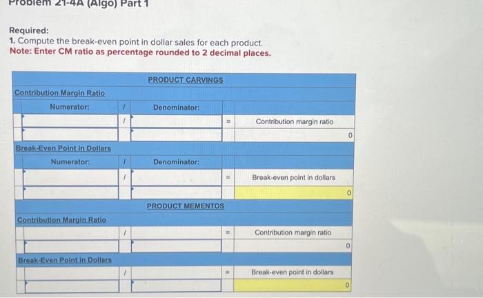 questions displayed below.] Henna Company produces and sells two products, Carvings and