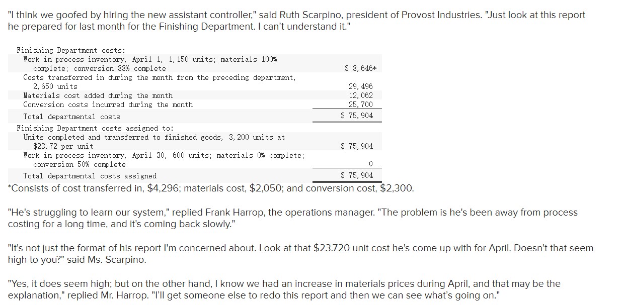 "I think we goofed by hiring the new assistant controller," said Ruth