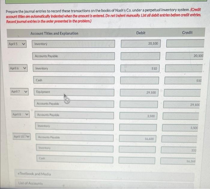 How do I get problem D? Prepare the Journal entries to record