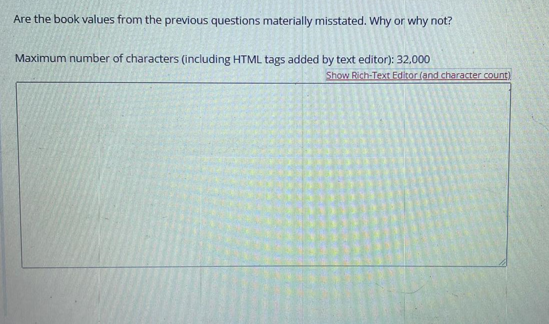 4 1200.00 1020.00 5 745.00 547.00 Overstatements Time Remaining: 01:22:09 A Hide