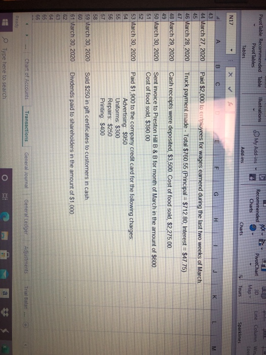 A D F F G H K Date Description March 2, 2020