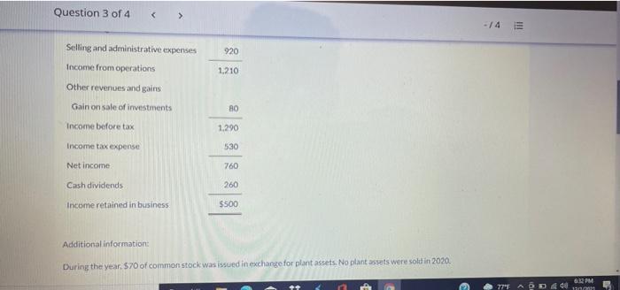 COMPARATIVE BALANCE SHEET AS OF DECEMBER 31, 2020 AND 2019 2020 2019