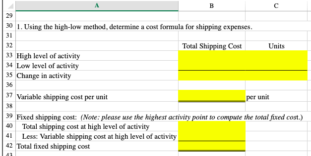 2 4 3 Budgeted information for Quarter 1 of Year 3: Sales