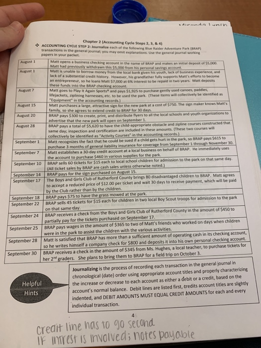 5: Adjust the appropriate accounts of BRAP based on the following information.