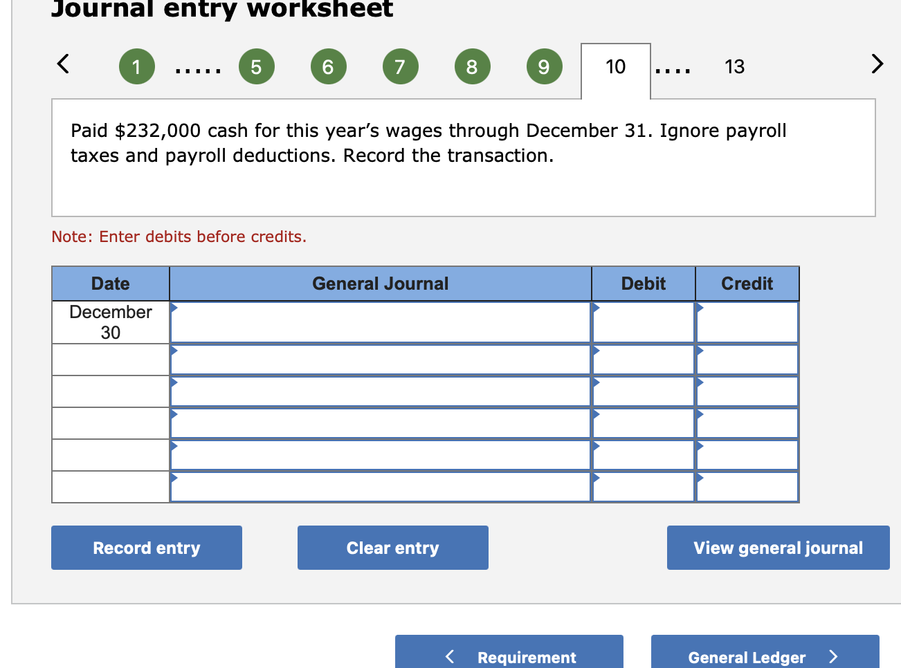 price of 101 . Record the transaction. Note: Enter debits before credits.
