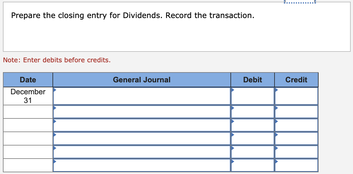 Record the transaction. Note: Enter debits before credits. Journal entry worksheet 1