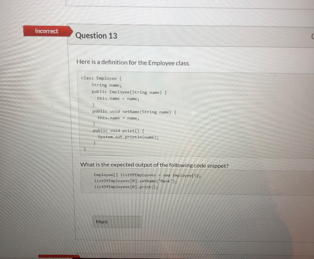 (Java Language) Confused were I went wrong. I am assuming the the