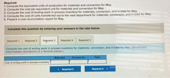 prior to completion. Information on work in the first department. Cooking, is