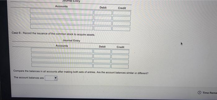 Compare the balances in all the accounts after making both nets of